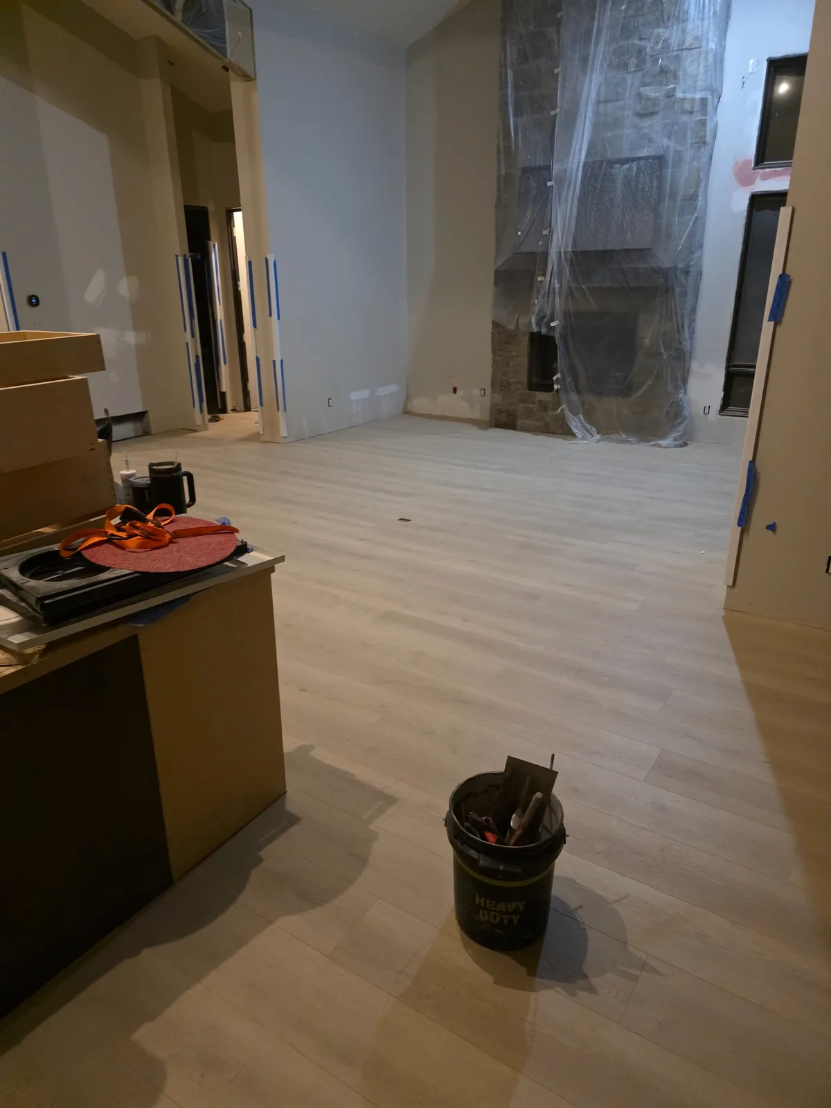Finished plank flooring by T&S Floors in Utah County