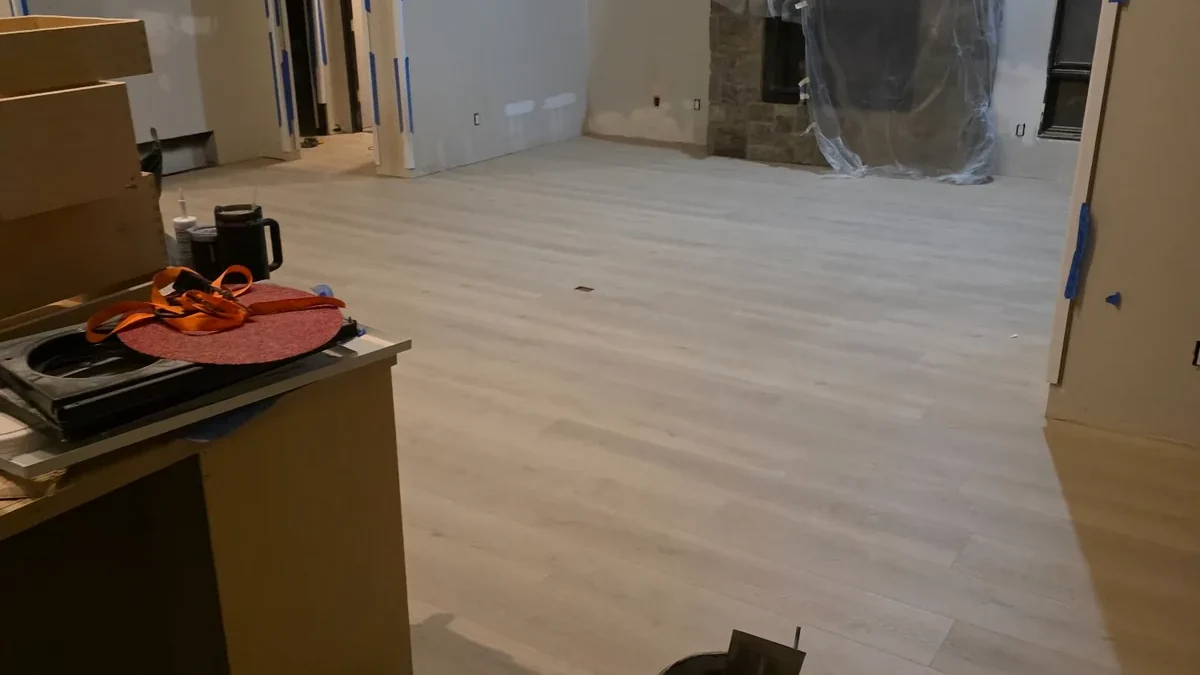 Hardwood flooring installation by T&S Floors